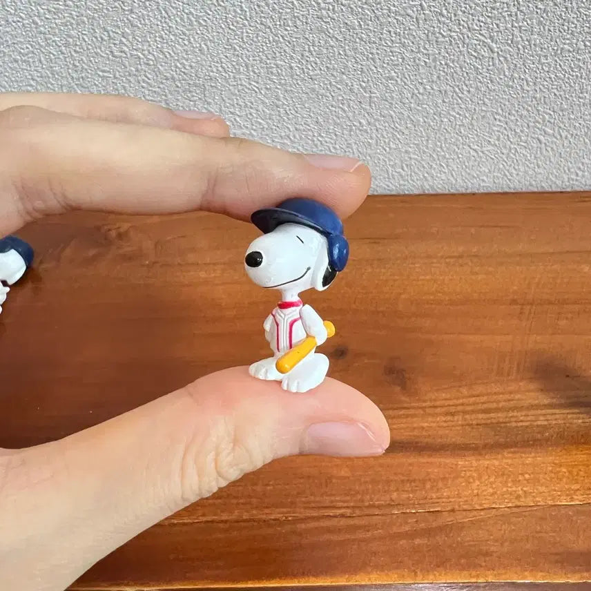 [BUNJANG] Snoopy Baseball Figure Set / [세트]스누피 야구 피규어 피너츠