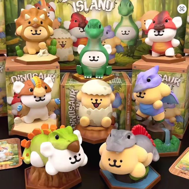 [BUNJANG] Maltese Dinosaur Figure Set (2 Pieces) / 신상)몰티즈 공룡 피규어 2개 세트 묶음