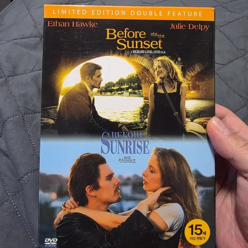 [BUNJANG] Before Sunrise / Before Sunset Double Feature Limited Edition DVD / 비포 선셋 / 비포 선라이즈 DVD 더블 피처 한정판