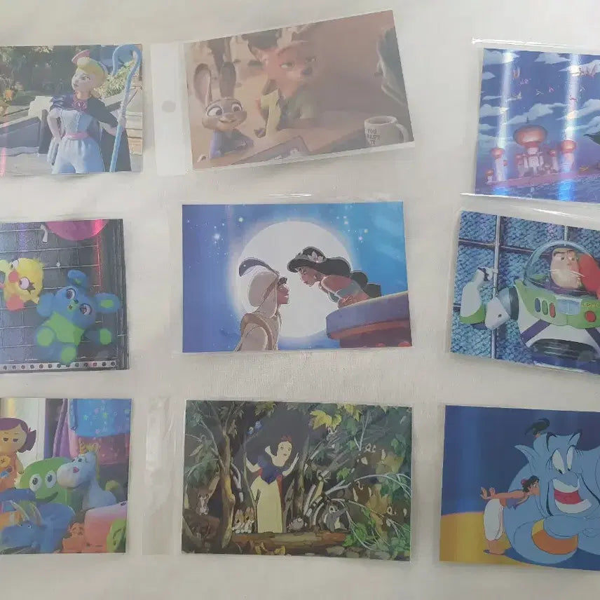 [BUNJANG] Disney Animation Hologram Postcard 27-Piece Set / 디즈니 애니메이션 홀로그램 엽서 27종 세트