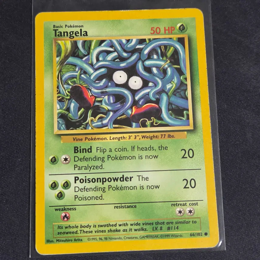 [BUNJANG] Pokemon North American Base Set Tangela / [포켓몬 카드] 북미판 베이스셋 덩쿠리