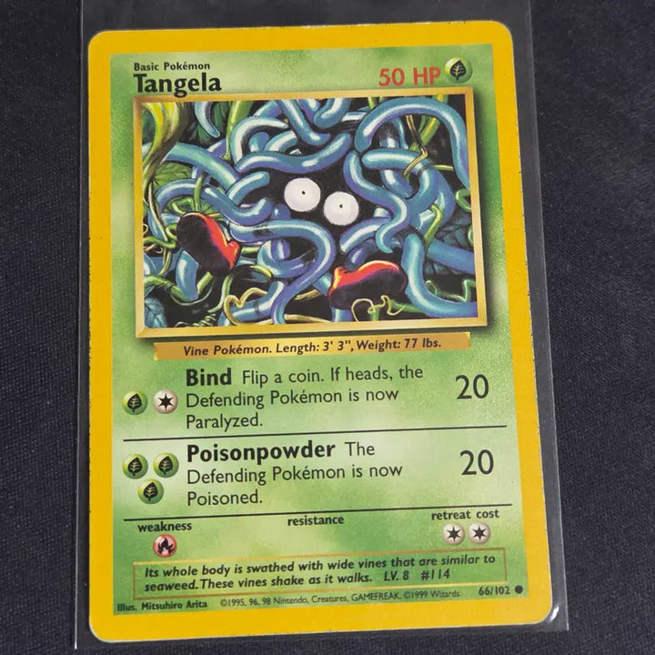 [BUNJANG] Pokemon North American Base Set Tangela / [포켓몬 카드] 북미판 베이스셋 덩쿠리