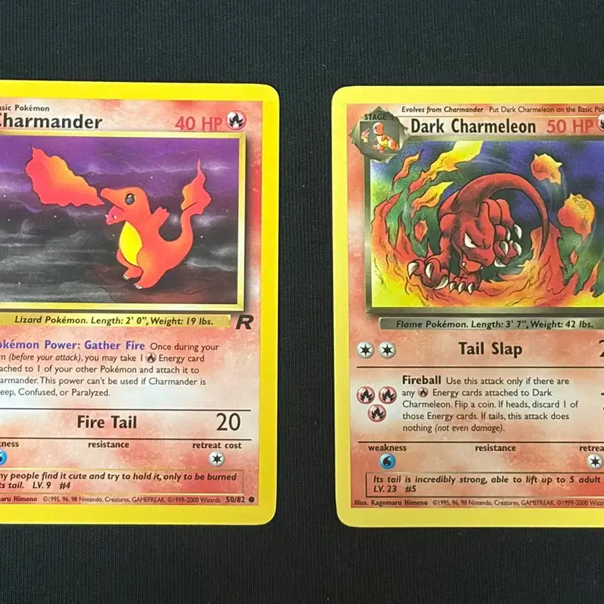 [BUNJANG] Pokemon TCG 1990s Original Binder (1st Edition) Bad Lizard Evolution Set North American Edition / 포켓몬카드 1990년대 올드백(초판) 나쁜 리자드 진화세트 북미판