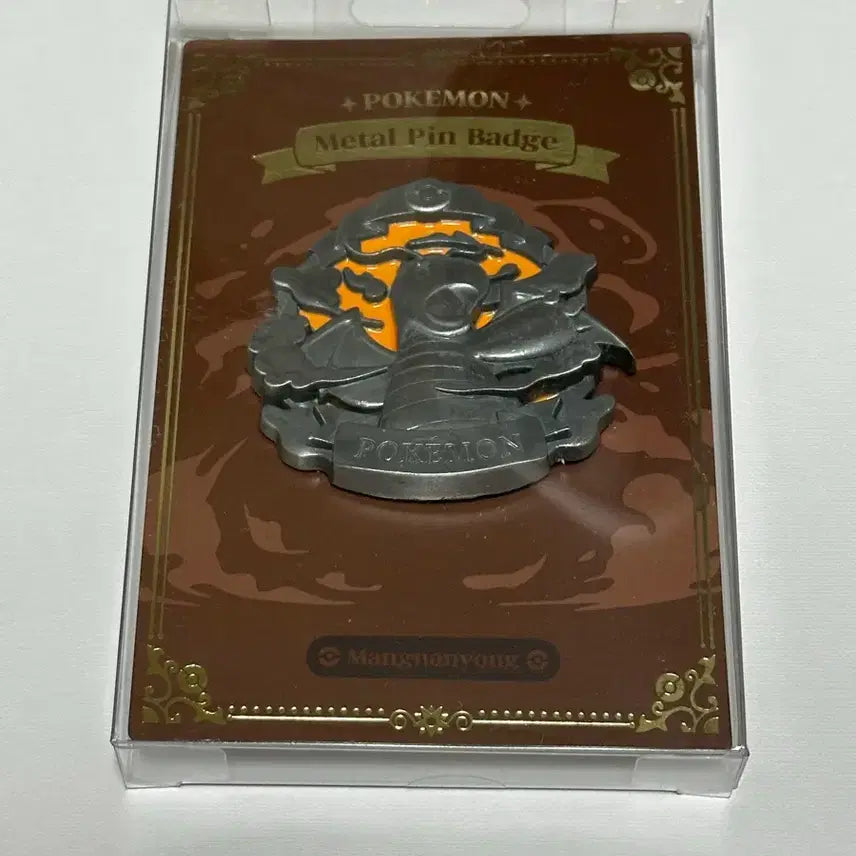 [BUNJANG] Pokemon Dragonite Metal Pin Badge / 포켓몬 메탈 핀뱃지 망나뇽