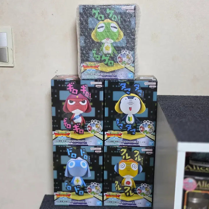 [BUNJANG] Sgt. Frog 5 Figure Set / 케로로 중사 공명합니다 피규어 5종 세트