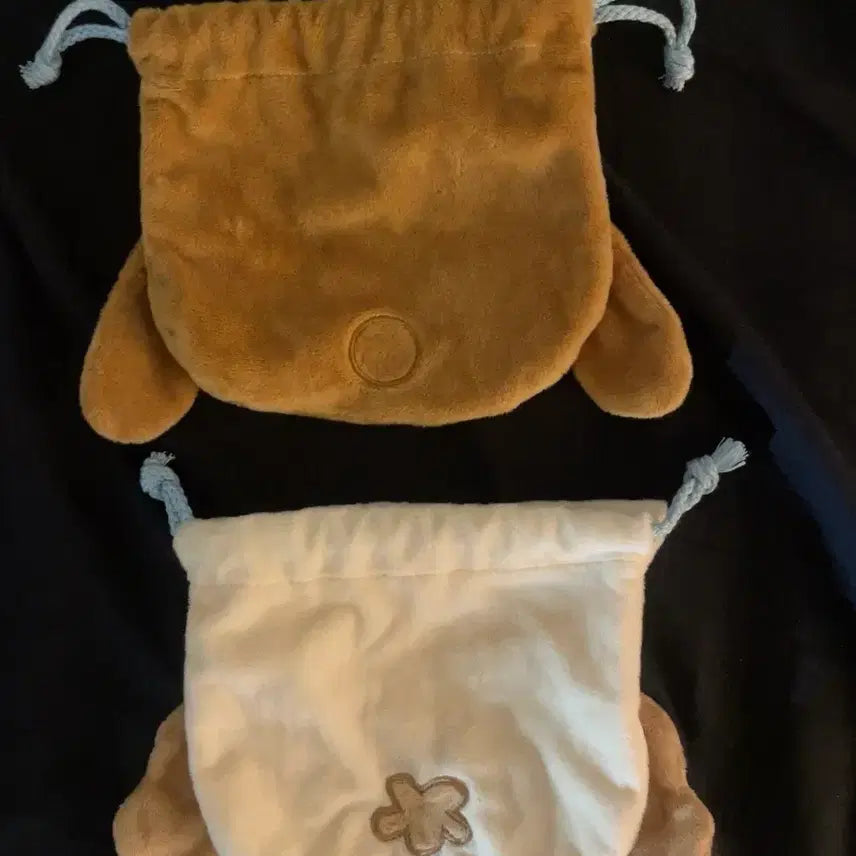[BUNJANG] Sanrio Cinnamoroll Pouch Set (Mocha, Chiffon) / 산리오 시나모롤 파우치 2개 세트 (모카 쉬폰)