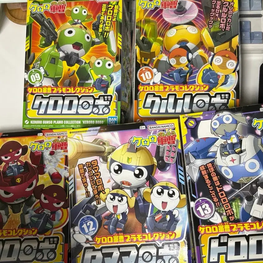 [BUNJANG] Keroro Robo Mark 1 5-Figure Set (Unsealed) / 미개봉) 케로로 로보 프라모델 마크1 5종  일괄