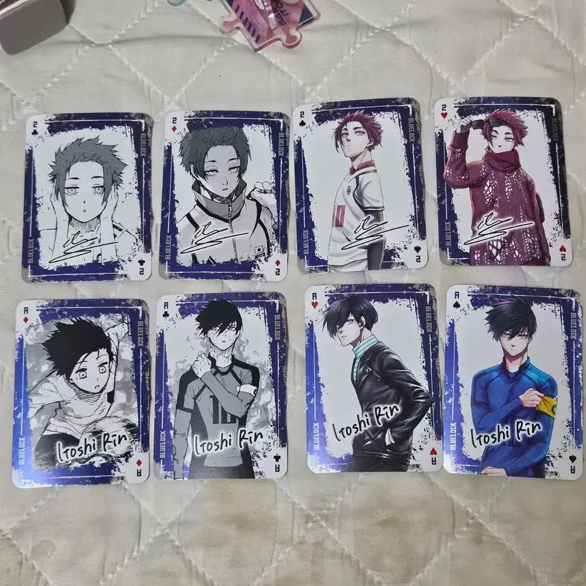 [BUNJANG] Blue Lock Rin Itoshi 31 Special Edition Trump Card Bundle Set (8 Cards) / 블루록 사에 린 31권 특전 트럼프 카드 8장 일괄