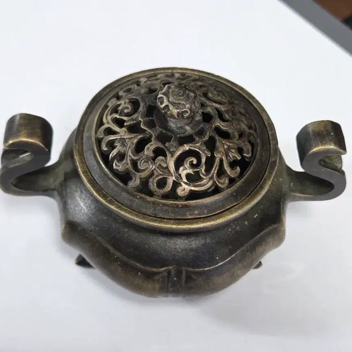 [BUNJANG] Antique Bronze Censer with Elegant Design / 고풍스러운 디자인이 돋보이는 적동 향로
