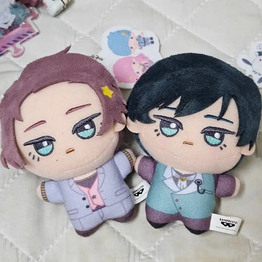[BUNJANG] Blue Lock Isagi &amp; Rin Sanrio Chibi Plush Bundle / 블루록 사에 린 산리오 치비구루미 치비누이 인형 누이구루미 일괄