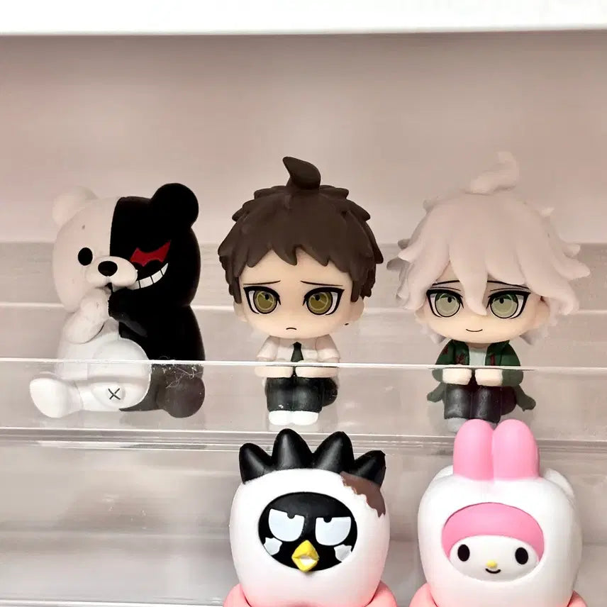 [BUNJANG] Danganronpa Machiboke Gacha Bundle Set (Monokuma, Hajime, Komaeda) / 단간론파 마치보케 가챠 일괄 / 코마에다, 모노쿠마, 히나타