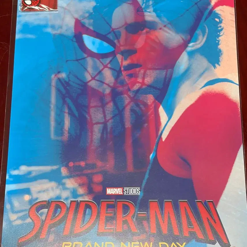 [BUNJANG] Spider-Man Dual Poster + Pin Badge Set / 스파이더맨 듀얼 포스터+핀 뱃지