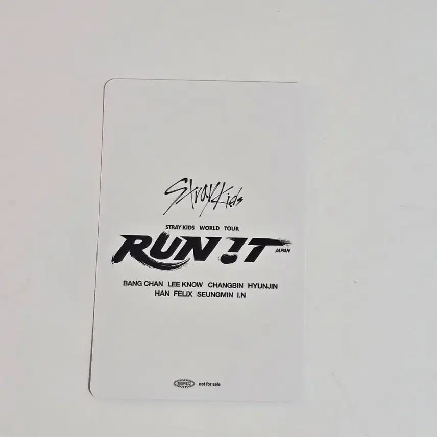 BUNJANG] Stray Kids Seungmin Run It Tokyo Official Photocard