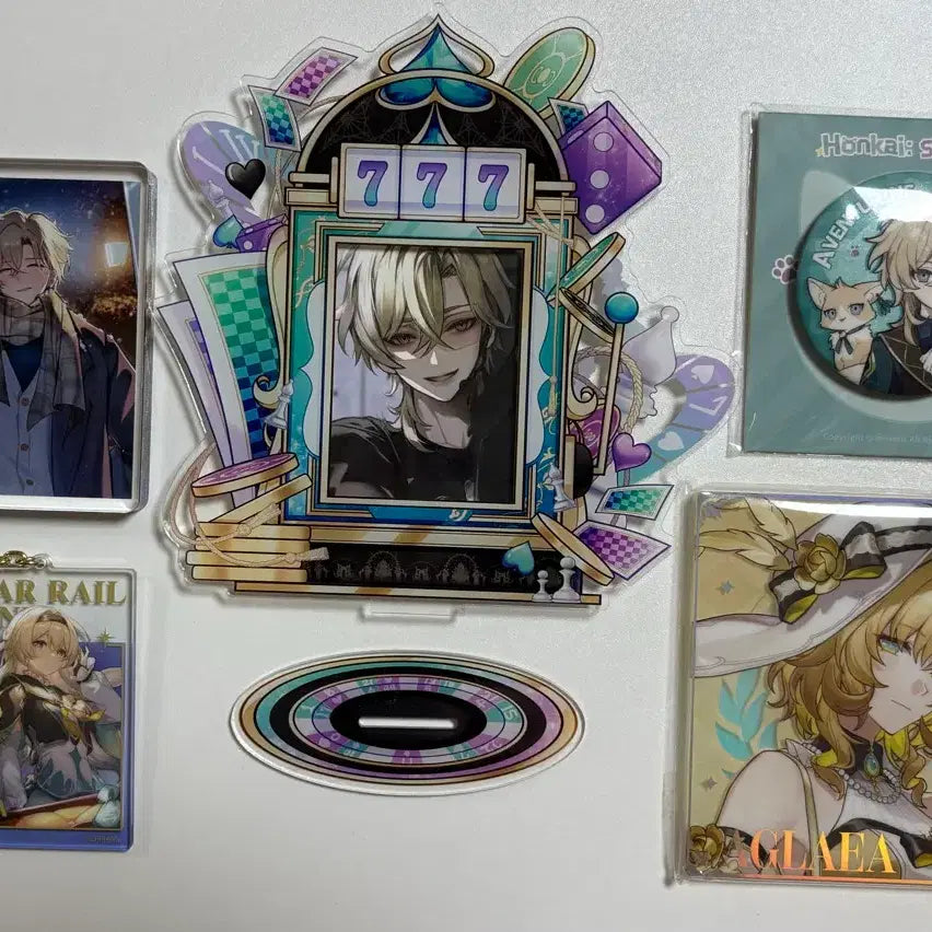 [BUNJANG] Honkai Star Rail Aventurine Acrylic Stand Bundle Set / 붕괴 스타레일 어벤츄린 굿즈 아크릴스탠드 일괄 양도 판매