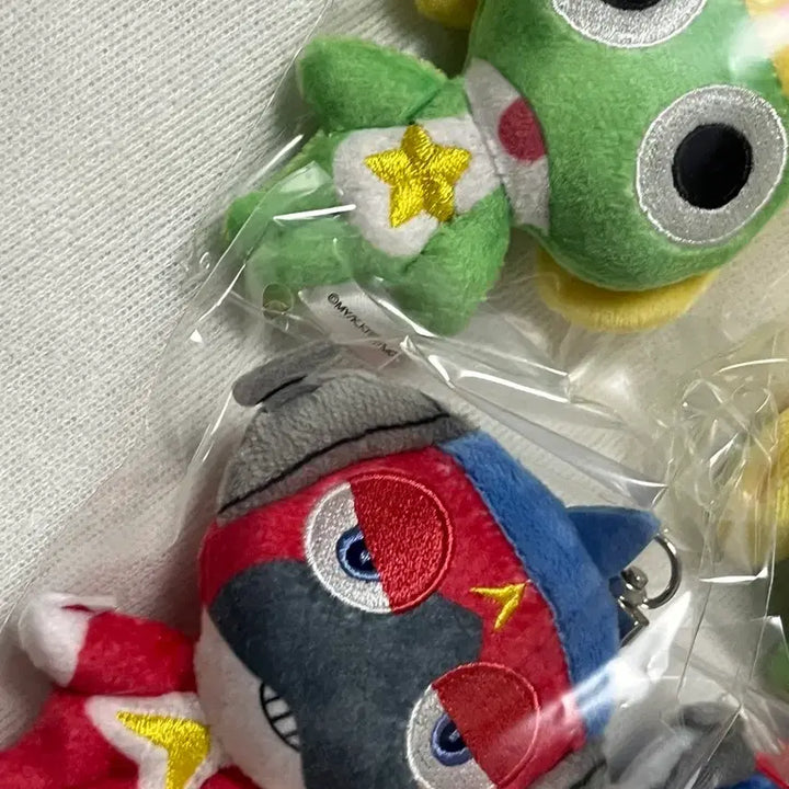 [BUNJANG] Keroro Mini Mini Chibi Plush Doll Mascot Set / 케로로 미니미니 치비 누이구루미 인형 마스코트