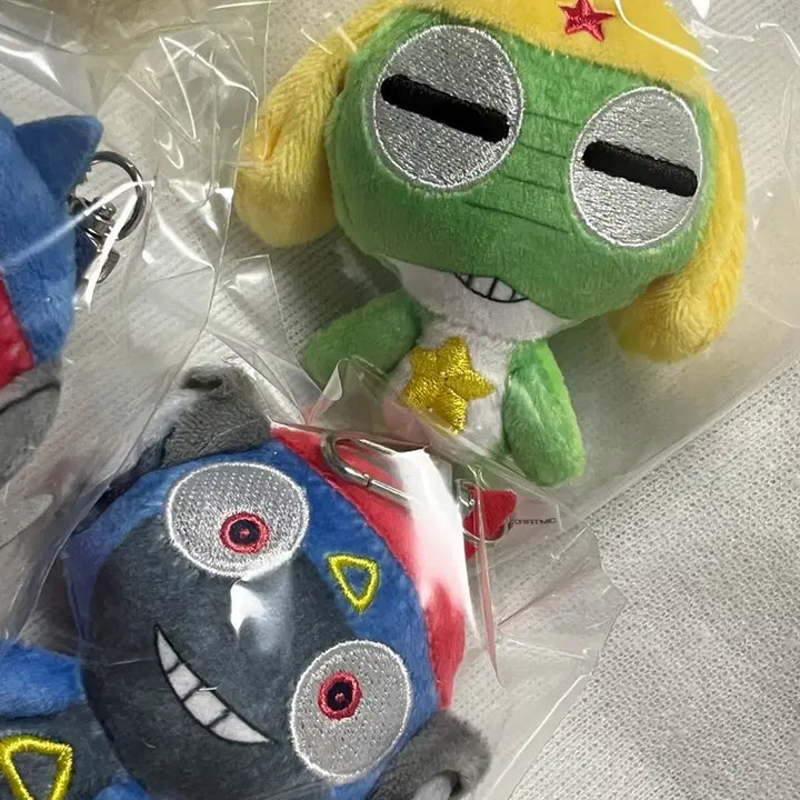 [BUNJANG] Keroro Mini Mini Chibi Plush Doll Mascot Set / 케로로 미니미니 치비 누이구루미 인형 마스코트