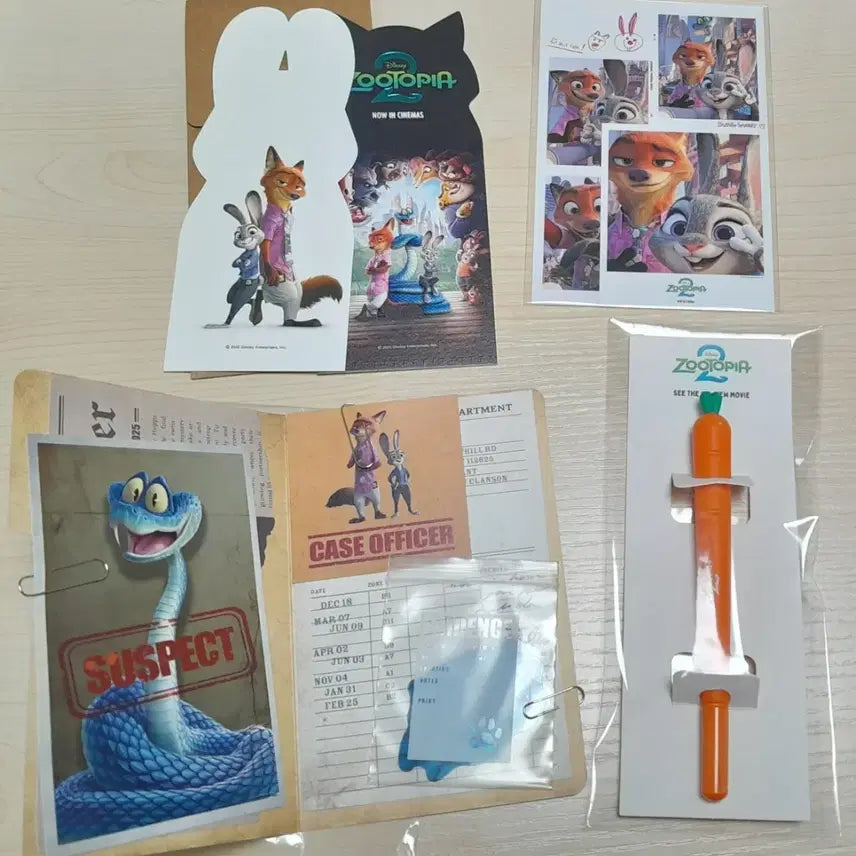 [BUNJANG] Zootopia 2 Movie Exclusive Bundle / 주토피아2 특전 양도 판매