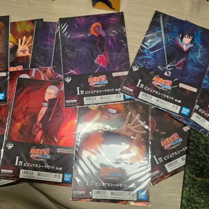 [BUNJANG] Naruto Ichiban Kuji Visual Sheet Bundle Set (14 pcs) / 나루토 I 이치방쿠지 제일복권 일괄 14개