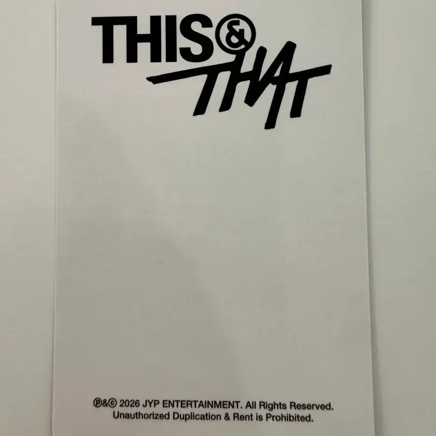 [BUNJANG] Stray Kids THIS&amp;THAT Soundwave POB Photocard / 스트레이키즈 스키즈 THIS&amp;THAT 디스앤댓 사운드웨이브 특전 한
