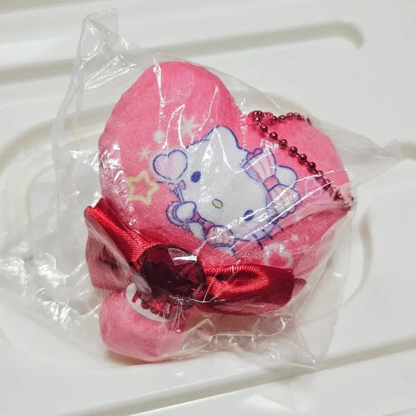 [BUNJANG] Sanrio Hello Kitty Shining Heart Wand Keychain Gacha / 산리오 헬로키티 빛나는 하트요술봉 키링 가챠