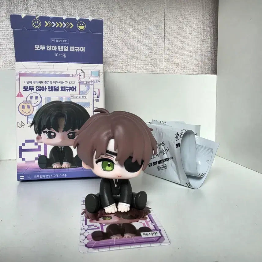 [BUNJANG] Baek Sa-heon Sitting Figure / 괴담출근 백사헌 피규어 모두 앉아 피규어