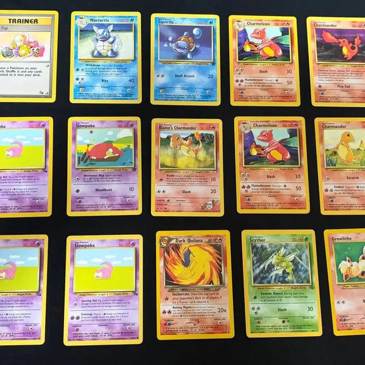 [BUNJANG] Pokemon Cards 1990s Old Back Collection - First Edition (North American Edition) / 포켓몬카드 1990년대 올드백(초판)모음 북미판