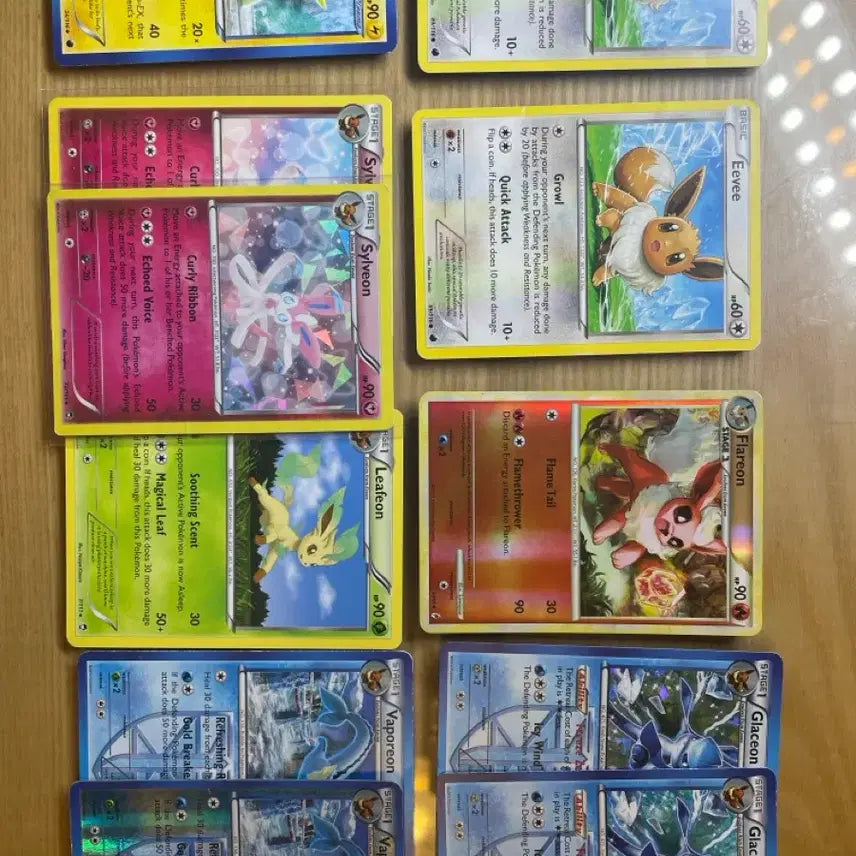 [BUNJANG] Pokemon Cards (North American Edition) - Eevee Evolutions Set / [님피아, 글레이시아, 샤미드 외]xy (북미판) 포켓몬카드