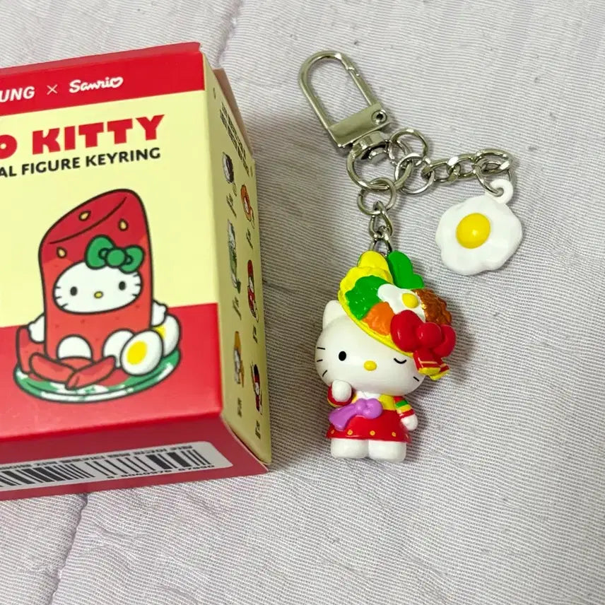 [BUNJANG] Hello Kitty Jeonju Bibimbap Region Keyring / 올리브영 텐바이텐 헬로키티 지역 키링 전주 비빔밥