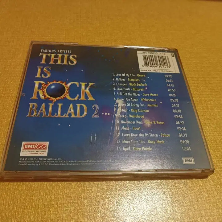 [BUNJANG] Rock Ballad 2nd Album CD / This is rock Ballad 2집 CD