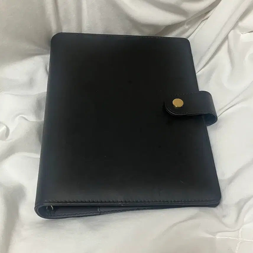 [BUNJANG] minuit Macaron Black A5 Photocard Binder with Inserts / 미뉴잇 마카롱 블랙 A5 포토카드 바인더 다이어리 속지
