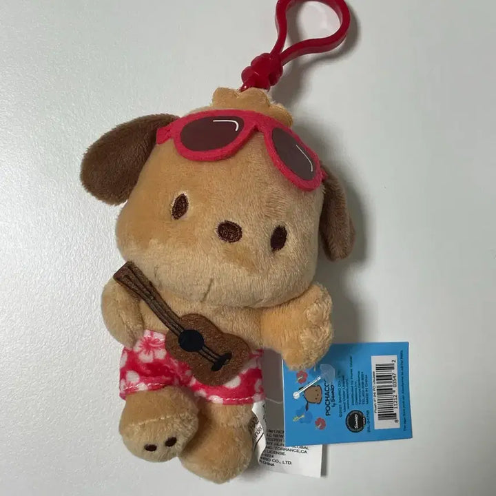 [BUNJANG] Pochacco Tanning Ukulele Charm / [하와이 직접 구매] 우쿨렐레 포차코 태닝 키링