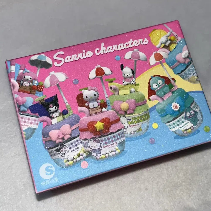 [BUNJANG] Sanrio Character Jam Jam Block Parasol Figure Kitty (Sealed) / (미개봉)산리오 캐릭터 잼잼블럭 파라솔 피규어 키티