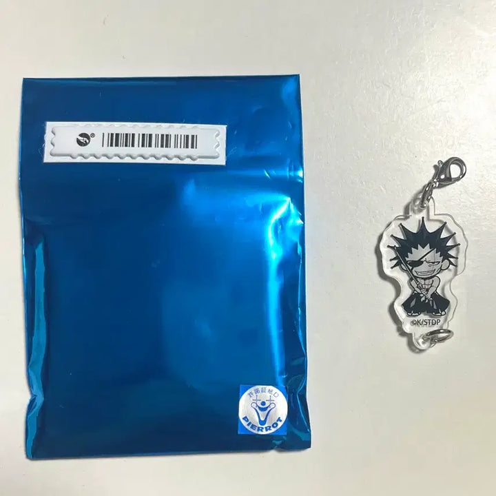 [BUNJANG] Bleach Zaraki Kenpachi Monocolor Acrylic Mini Connecting Charm Keychain / 블리치 자라키 켄파치 모노컬러 아크릴 미니 연결 챰 키링