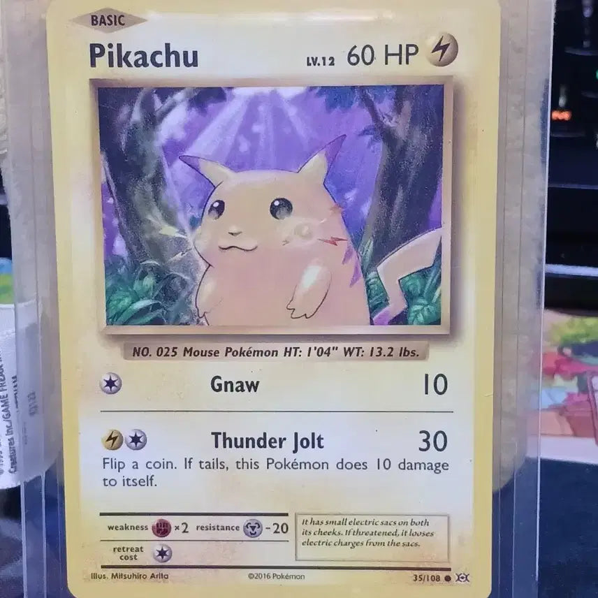 [BUNJANG] Pokemon Pikachu 35/108 North America XY Evolutions / 포켓몬 카드 피카츄 35/108 북미 XY 에볼루션 8