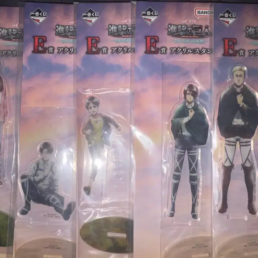 [BUNJANG] Attack on Titan Ichiban Kuji Chokonokko Acrylic Stand Bundle Set / 진격의 거인 제일복권 초코노코, 아크릴 스탠드 일괄 팝니다!