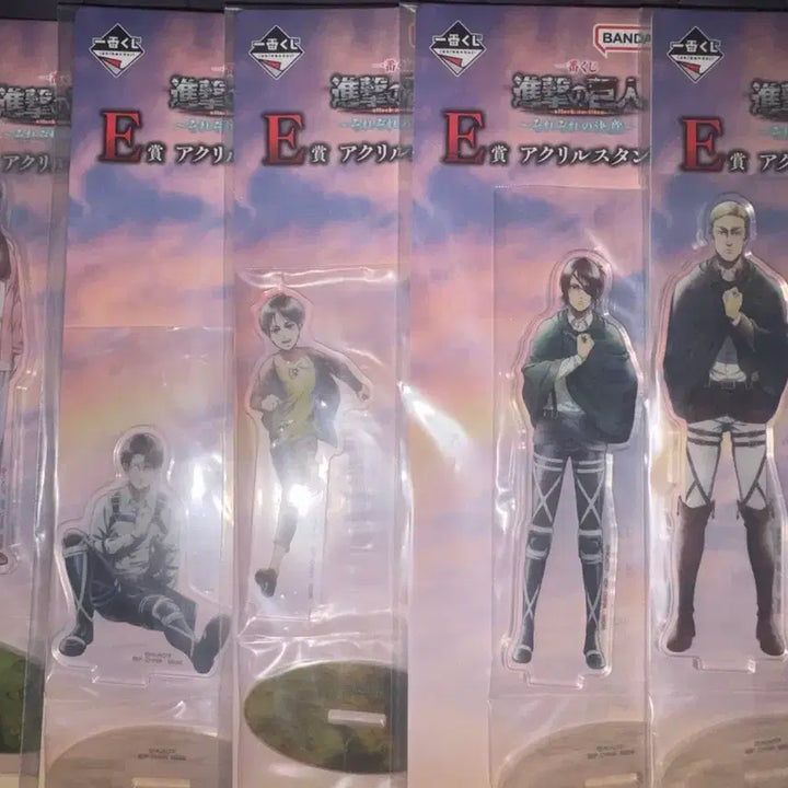 [BUNJANG] Attack on Titan Ichiban Kuji Chokonokko Acrylic Stand Bundle Set / 진격의 거인 제일복권 초코노코, 아크릴 스탠드 일괄 팝니다!