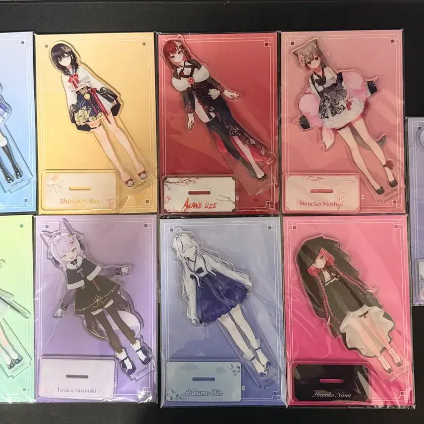 [BUNJANG] Stelive Hanbok Acrylic Figure Bundle Set / 스텔라이브 한복 아크릴 일괄 판매