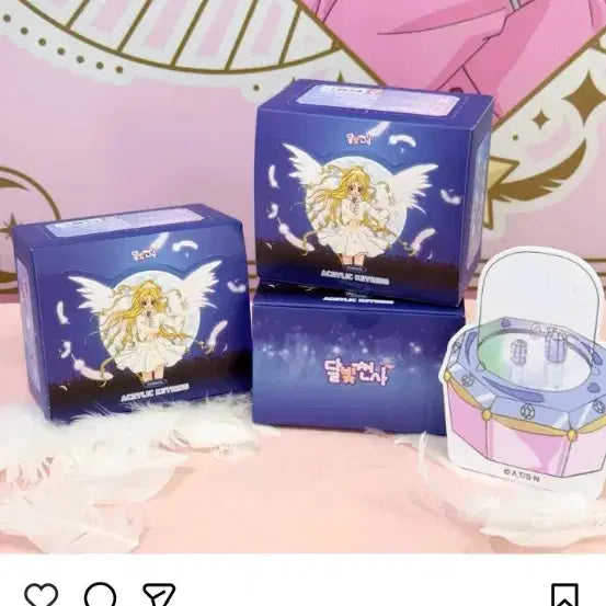 [BUNJANG] Moonlight Angel "Pop Up" Acrylic Keyring Box Set (Sealed) / 미개봉 달빛천사 팝퍼블 아크릴 키링 박스 세트