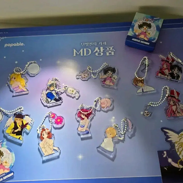 [BUNJANG] Moonlight Angel "Pop Up" Acrylic Keyring Box Set (Sealed) / 미개봉 달빛천사 팝퍼블 아크릴 키링 박스 세트