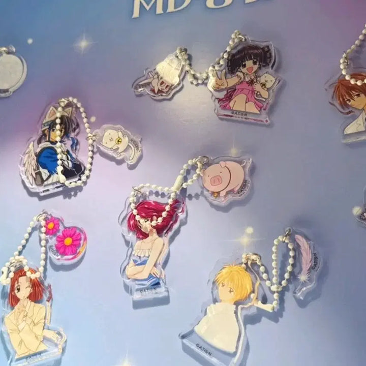 [BUNJANG] Moonlight Angel "Pop Up" Acrylic Keyring Box Set (Sealed) / 미개봉 달빛천사 팝퍼블 아크릴 키링 박스 세트