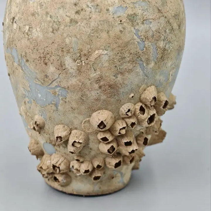 [BUNJANG] Goryeo Dynasty Celadon Long-Necked Vase (Janggyeongbyeong) - Maritime Excavated / 송대 여요계 청자 해양출토 장경병 중국도자기 골동품 고미술품 수집품