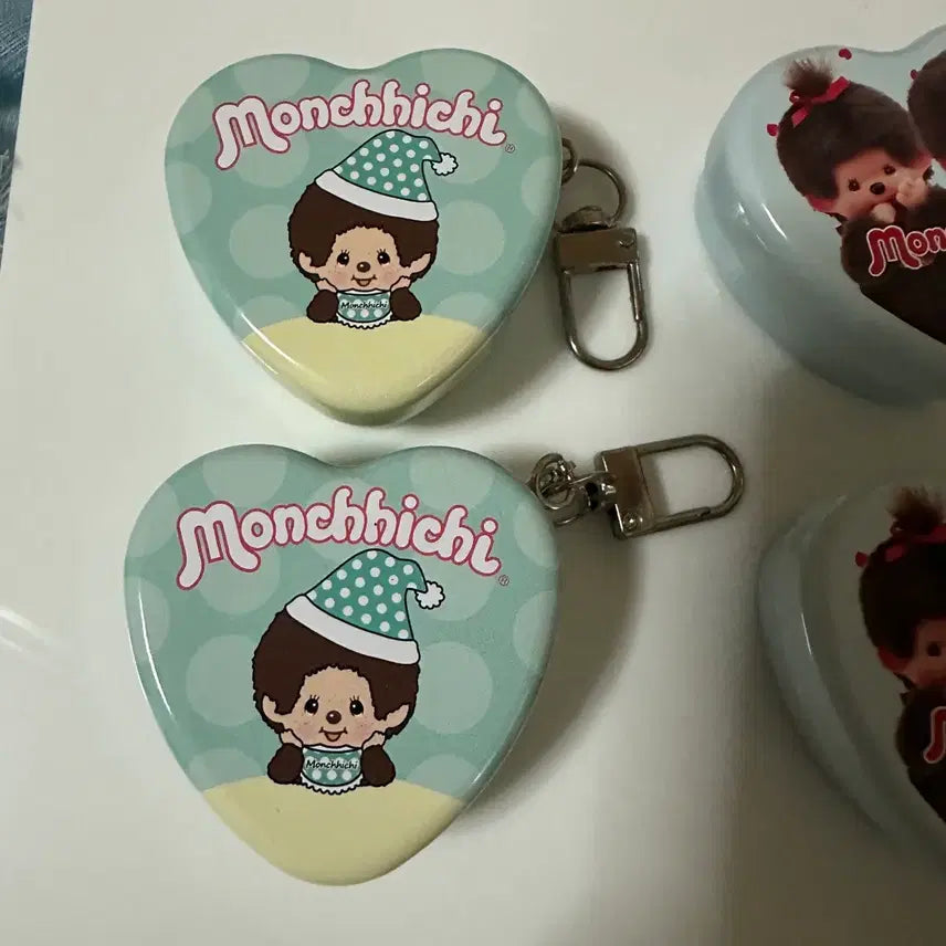 [BUNJANG] Monchhichi Dubai Heart Choco Tin Series 2 Tin Case / 몬치치 두바이 하트초코틴 2탄 틴케이스