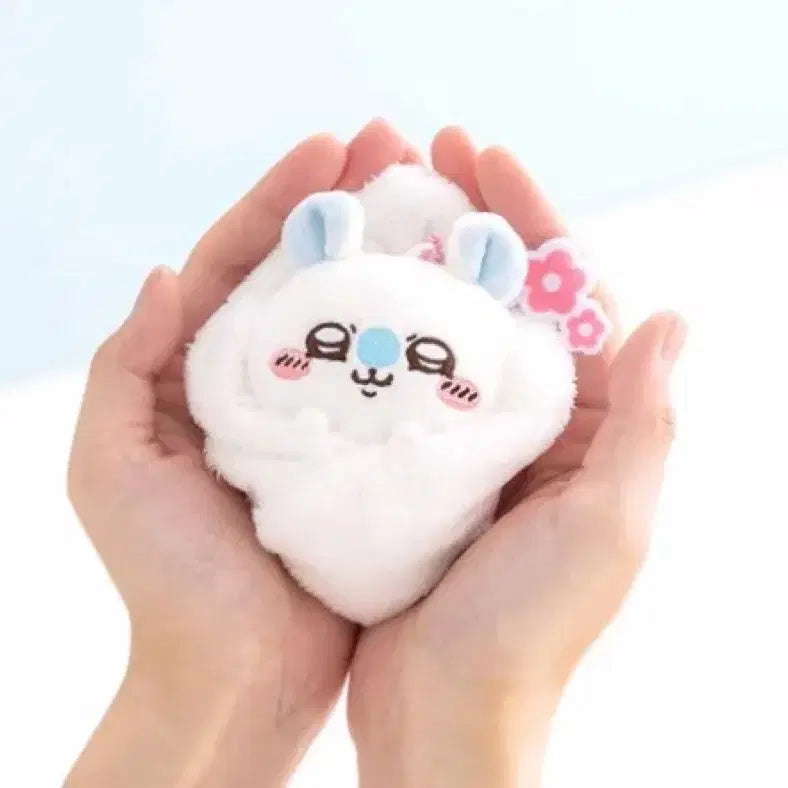 [BUNJANG] Chiiikawa Momonga Pouch Mascot Plush Keychain / 먼작귀 모몽가 포대기 마스코트 인형 키링 치이카와 모몬가