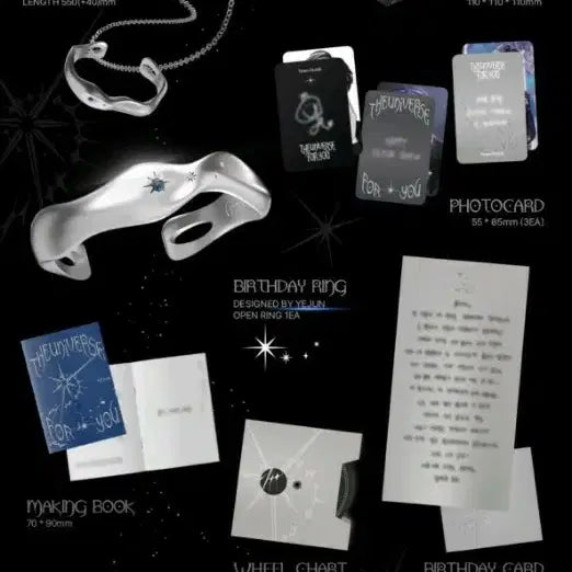 [BUNJANG] PLAVE Yejun Birthday Ring Set with Tissue and 50k Photocard (Direct Shipping) / 예준 생일반지+티슈+5만포카(배송지변경)