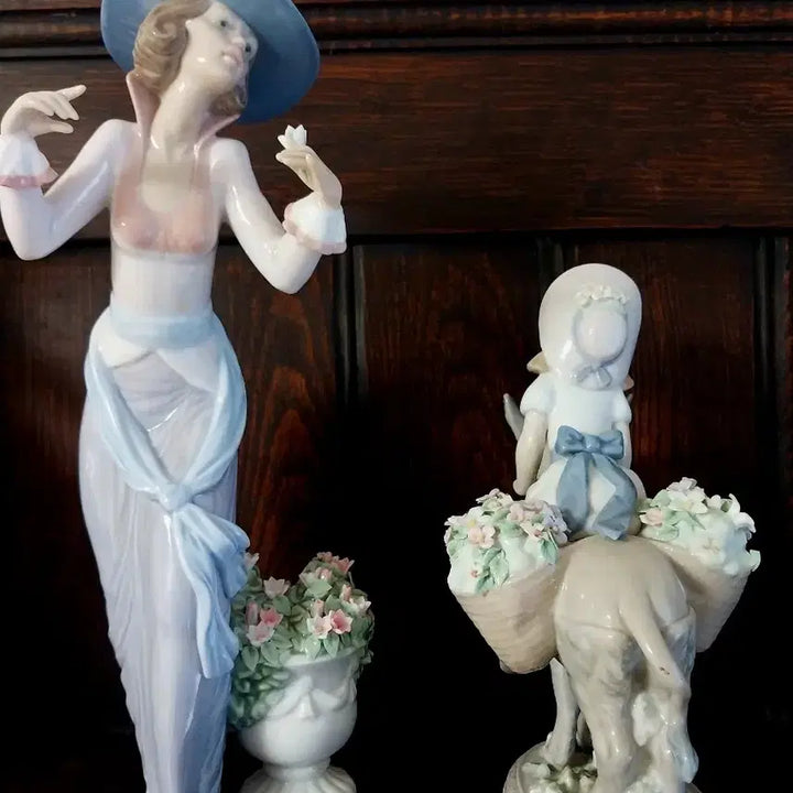 [BUNJANG] Yadro "Parisian Flower" Sculpture - Tall / 야드로 녹색잎이1개없어요.