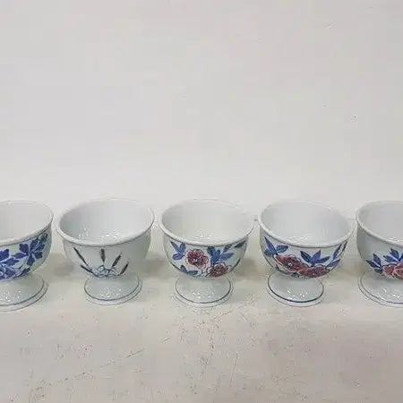 [BUNJANG] Cheonghwa White Porcelain Peony Design Cup / 청화백자 목단문 잔