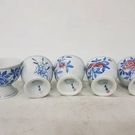 [BUNJANG] Cheonghwa White Porcelain Peony Design Cup / 청화백자 목단문 잔