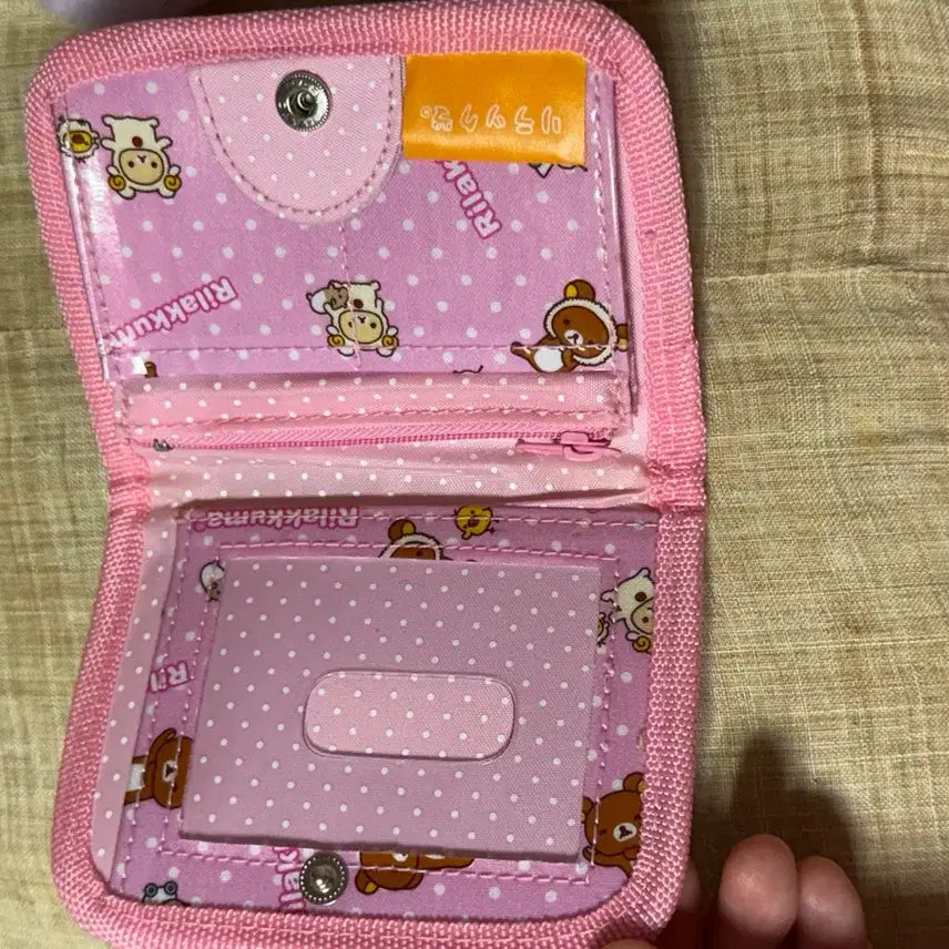 [BUNJANG] Rilakkuma Classic Bifold Wallet Card Holder / 리락쿠마 고전 반지갑 카드지갑