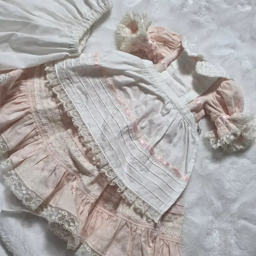 [BUNJANG] SD Size Pink Dress Set / 구체관절인형 sd 원피스