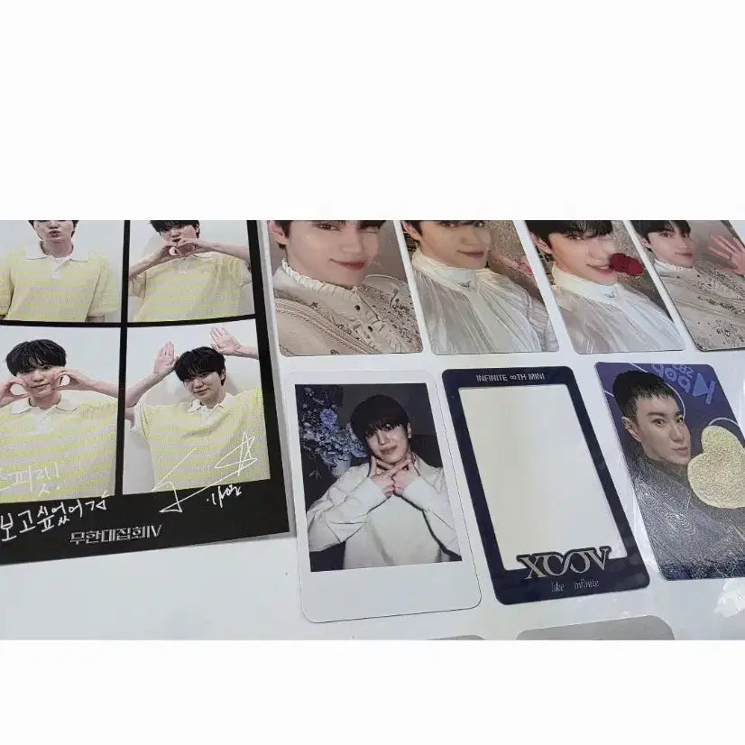 [BUNJANG] INFINITE Sungjong Photocard Bundle Set / 인피니트 이성종 성종 무한대집회 입장포카 포카